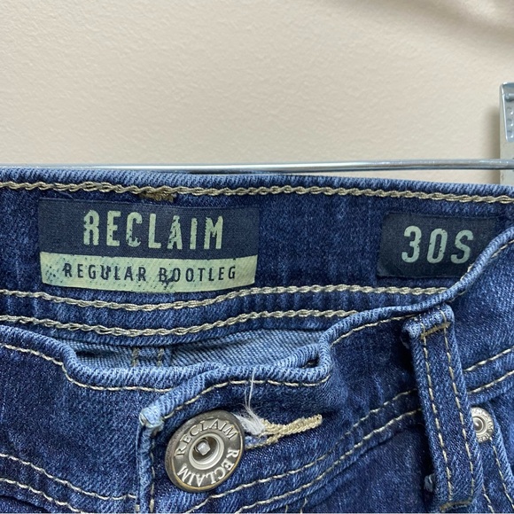 Reclaim Regular Bootleg Medium Wash Jeans Women’s 30S - Picture 4 of 7